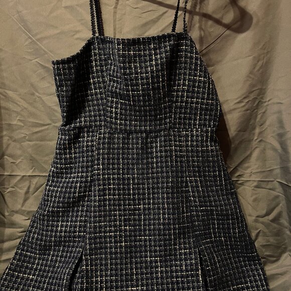 NWOT Womens Cider Tweed Cropped Blazer and Short Cami Tweed Dress - Picture 8 of 15